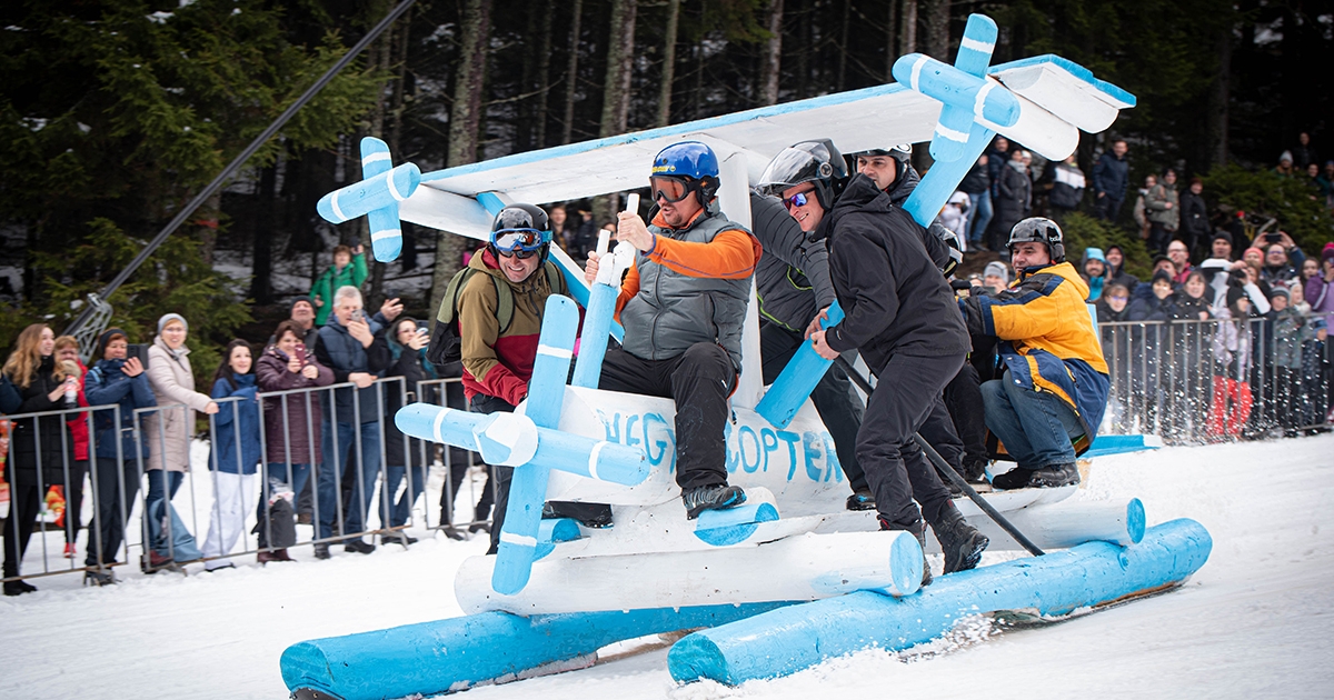 Újra fellobbant a Kerge Olimpia lángja Hargitafürdőn